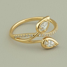 картинка Кольцо 'XUPING' Фианит (позолота 18к) от магазина Wolves