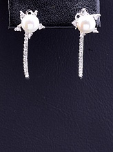 картинка Серьги 'XUPING' Майорка (родий) от магазина Wolves