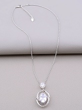 картинка Подвеска 'XUPING' Фианит 42 см (родий) от магазина Wolves