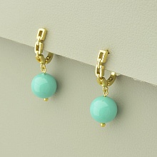 картинка Серьги 'SUNSTONES' Майорка (позолота 18к (лимонная)) от магазина Wolves