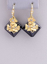 картинка Серьги 'Hand Made' Агат Бижутерный сплав8 6 г от магазина Wolves