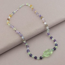 картинка Бусы 'SUNSTONES' Флюорит 45 см от магазина Wolves