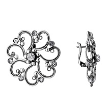 картинка Серьги 3465031Ч1 от магазина Wolves