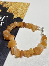 картинка Браслет Сердолик на карабине от магазина Wolves