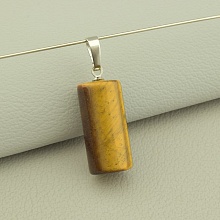 картинка Кулон Тигровый глаз 20x10мм от магазина Wolves