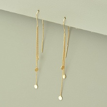 картинка Серьги 'XUPING' (позолота 18к) от магазина Wolves