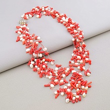 картинка Бусы Жемчуг Коралл 52 см от магазина Wolves
