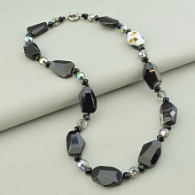 картинка Бусы Агат Чешский хрусталь 60 см от магазина Wolves