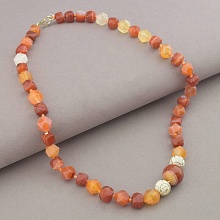 картинка Бусы 'SUNSTONES' Сердолик 47 см от магазина Wolves