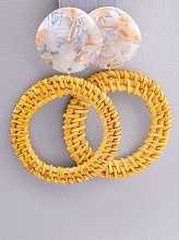 картинка Серьги 'FJ'  Лоза14 29 г от магазина Wolves