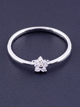 картинка Кольцо 'XUPING' Фианит (родий) от магазина Wolves