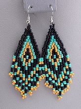 картинка Серьги Бисер 10 см от магазина Wolves