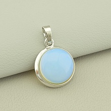 картинка Кулон Лунный камень 23x19мм от магазина Wolves