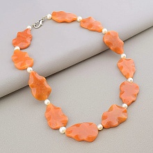 картинка Бусы Жемчуг Яшма 48 см от магазина Wolves