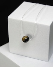 картинка Чокер невидимка с камнем Тигровый глаз от магазина Wolves