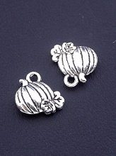 картинка Кулон Тыква цвет серебро 30 штук от магазина Wolves