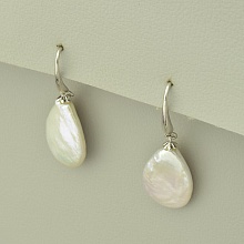 картинка Серьги Жемчуг (родий) от магазина Wolves