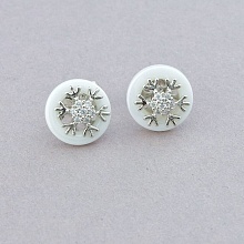 картинка Серьги 'XUPING' Фианит (родий) от магазина Wolves