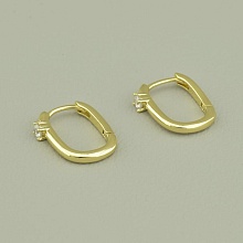 картинка Серьги 'XUPING' Фианит (позолота 18к (лимонная)) от магазина Wolves