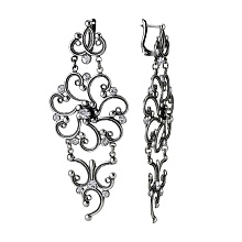 картинка Серьги 3465031Ч от магазина Wolves