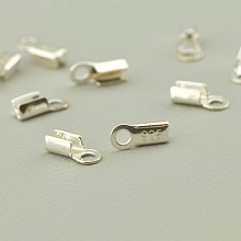 картинка Зажим Серебро(925) 8x2мм от магазина Wolves