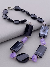 картинка Бусы Агат Аметист 49 см от магазина Wolves