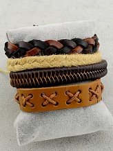 картинка Браслет Эко кожа 17 см от магазина Wolves