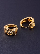 картинка Серьги 'XUPING' Фианит (позолота 18к) от магазина Wolves