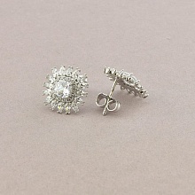 картинка Серьги 'XUPING' Фианит (родий) от магазина Wolves