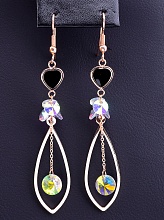 картинка Серьги 'Fashion' Сrystal (позолота 18к) от магазина Wolves