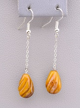 картинка Серьги Тигровый глаз от магазина Wolves