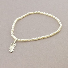 картинка Браслет 'SUNSTONES' Жемчуг 16 см от магазина Wolves