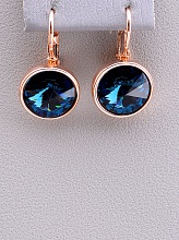 картинка Серьги 'Pataya' Фианит (позолота 18к) от магазина Wolves