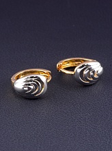 картинка Серьги 'XUPING' (позолота-родий) от магазина Wolves