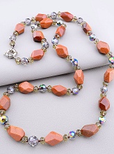 картинка Бусы Золотой Песок Чешский хрусталь 85 см от магазина Wolves