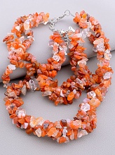 картинка Бусы+Браслет Сердолик 43 см () от магазина Wolves