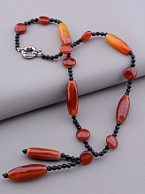 картинка Бусы Сердолик 47 см от магазина Wolves