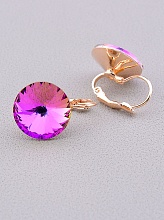 картинка Серьги 'Pataya' Фианит  (позолота 18к) от магазина Wolves