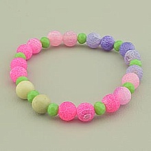 картинка Браслет 'SUNSTONES' Агат Чешский хрусталь 18 см от магазина Wolves