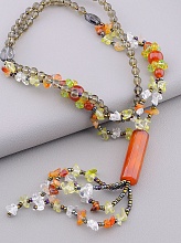 картинка Бусы Сердолик 70 см от магазина Wolves