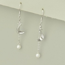 картинка Серьги 'XUPING' Майорка (родий) от магазина Wolves