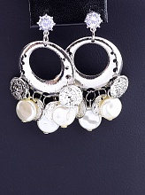 картинка Серьги 'FJ' Фианит от магазина Wolves