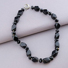 картинка Бусы Агат Чешский хрусталь 50 см от магазина Wolves