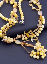 картинка Бусы Цитрин 62 см от магазина Wolves