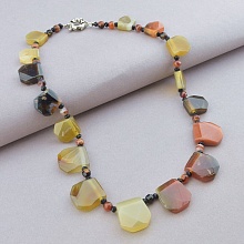 картинка Бусы Агат Чешский хрусталь 46 см от магазина Wolves