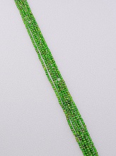 картинка Бусины из диопсида, нить 39 см от магазина Wolves