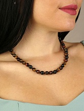 картинка Элитные Бусы Соколиный глаз на карабине от магазина Wolves