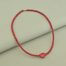 картинка Подвеска 'SUNSTONES' Коралл 40 см от магазина Wolves