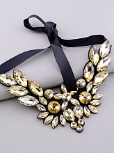 картинка Подвеска 'FJ' Фианит Ткань 60 см от магазина Wolves