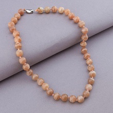 картинка Бусы 'SUNSTONES' Солнечный камень Серебро(925) 44 см от магазина Wolves